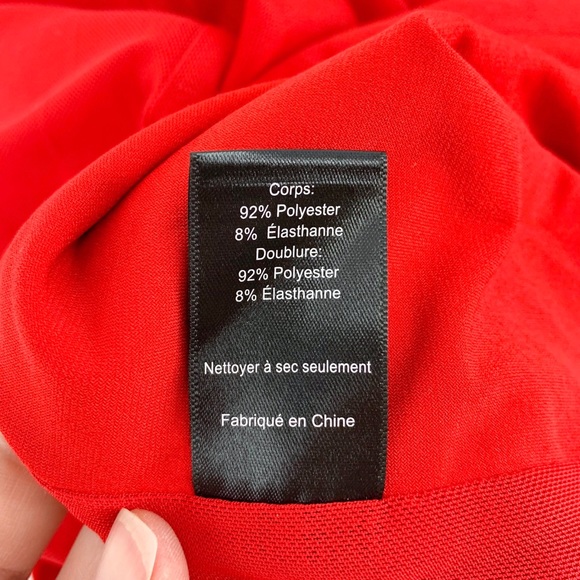 ASTR THE LABEL Formal Red Dress / Gown; Twist Front V-neck Size S - Picture 13 of 15